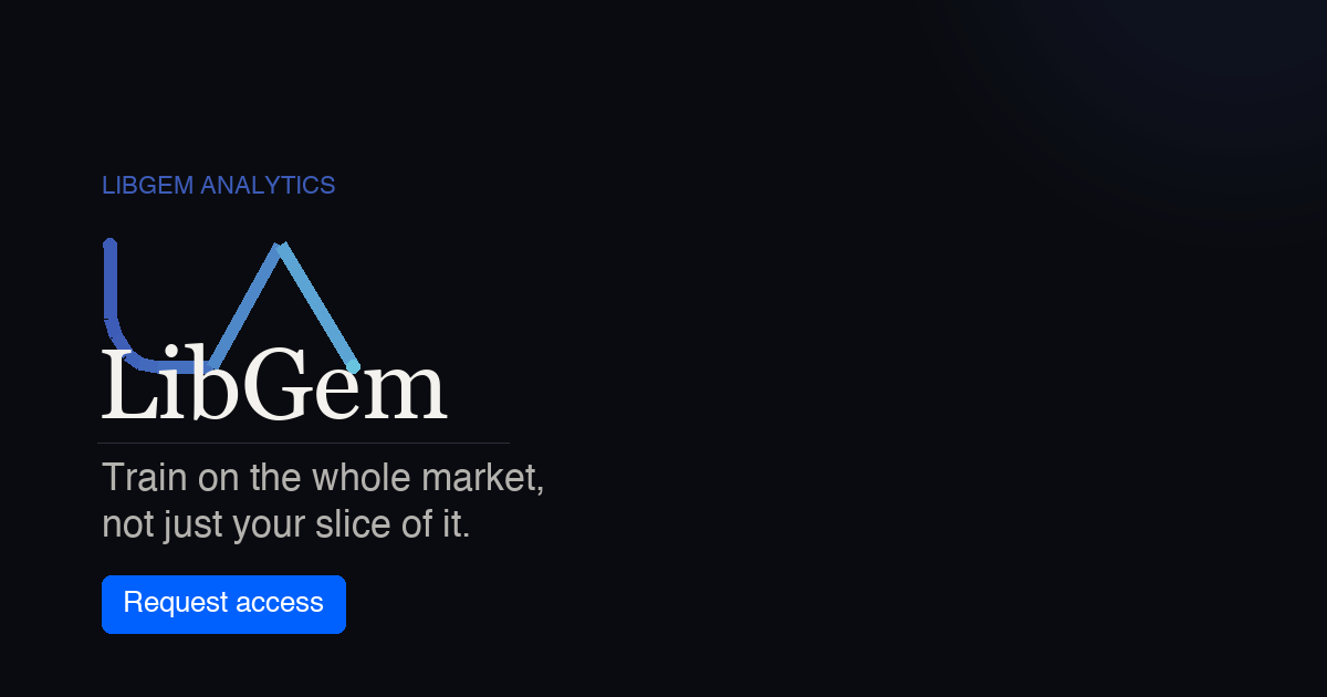Libgem LibGem — Better ML Models with Pooled Industry Data